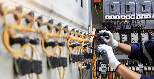 Professional Electrician technician working in Post, TX